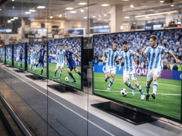 Crecen las ventas de televisores para ver a los campeones